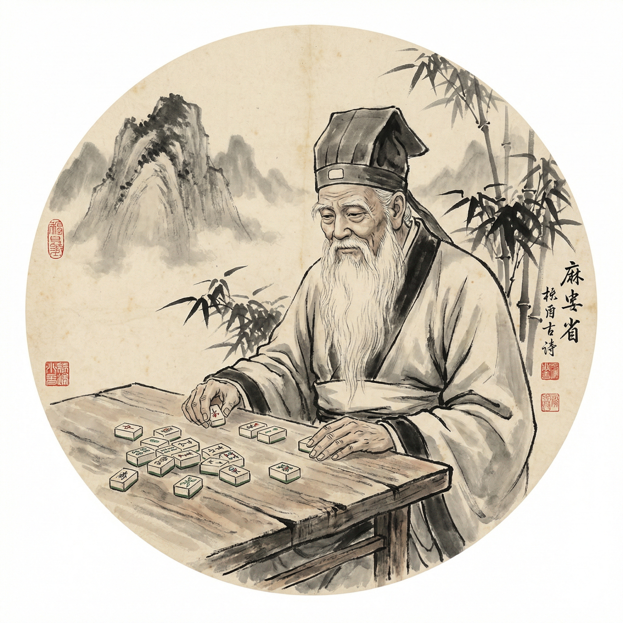 麻将pg - 算无遗策天机子